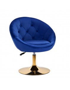 4Rico swivel chair QS-BL12G navy blue