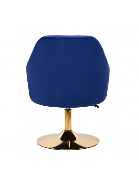 4Rico swivel chair QS-BL14G navy blue