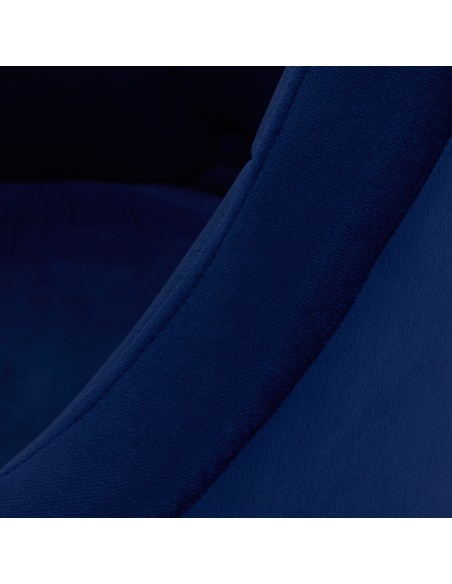 4Rico swivel chair QS-BL14G navy blue