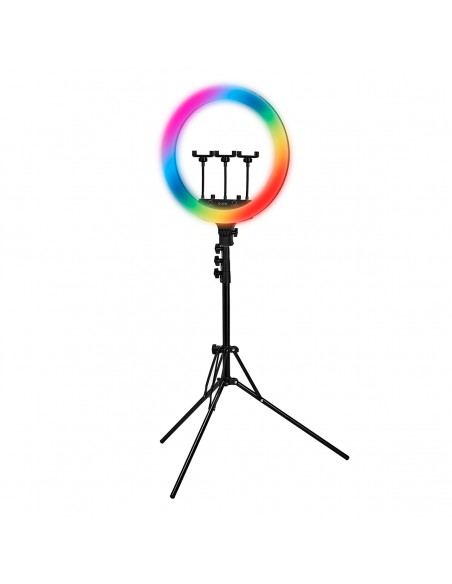 GLOW 18" bsc RGB ring lamp with 45W tripod