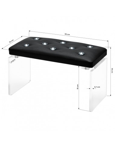 Momo Diamond manicure support stand black
