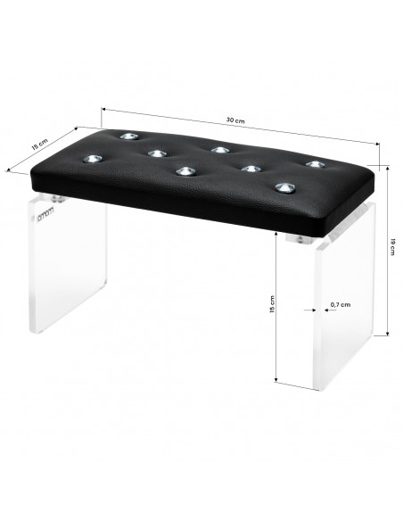 Momo Diamond manicure support stand black