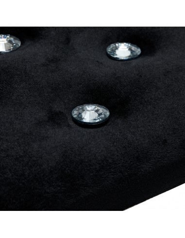 Momo Diamond manicure support stand Velour Black