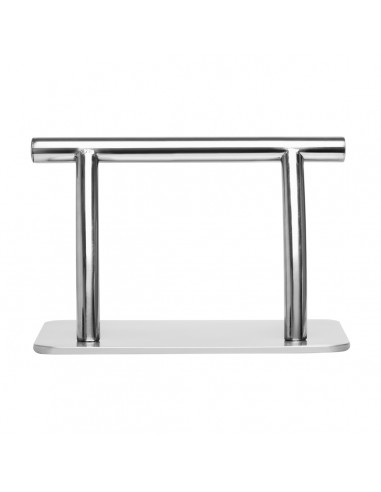 Hairdressing footstool L005S silver