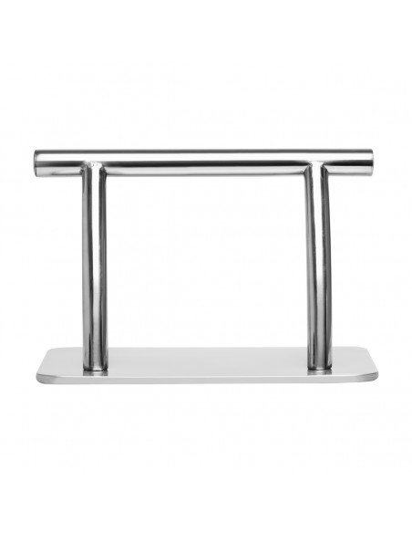 Hairdressing footstool L005S silver