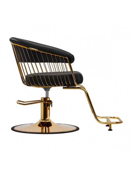 Hair System hairdressing chair Lile gold black