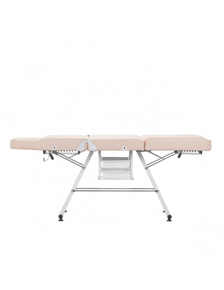 Basic 202 cosmetic chair with trays pink