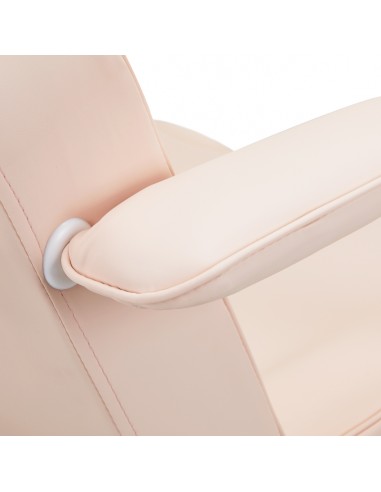 Basic 202 cosmetic chair with trays pink