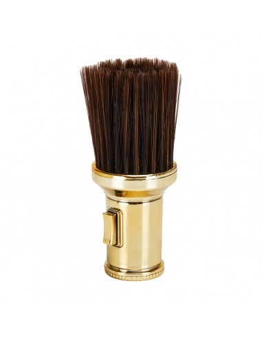 Neck brush with talcum powder sprayer