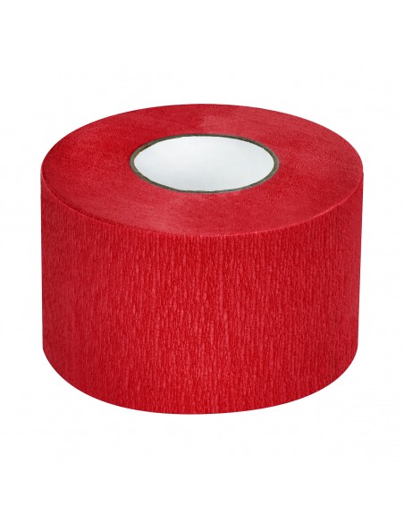 Hairdressing paper collar 5 pcs. red