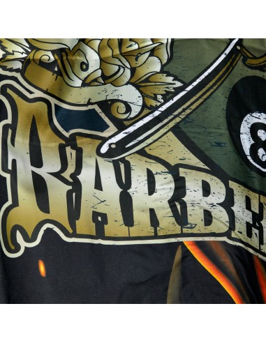 Barber hairdressing cape with elastic band J-455