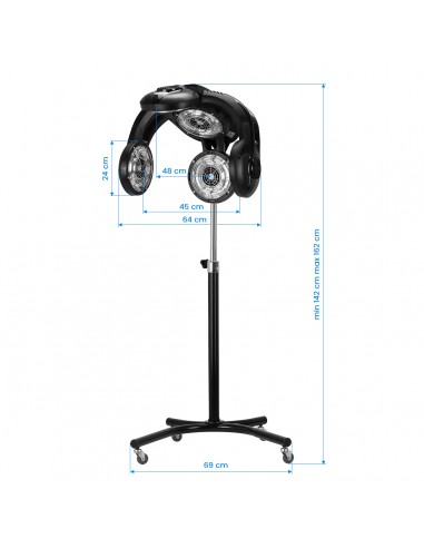 Gabbiano standing infrazon GL-505S black