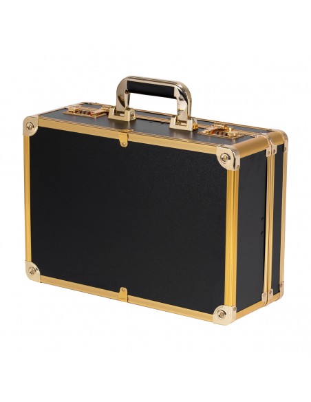 Barber case golden black 