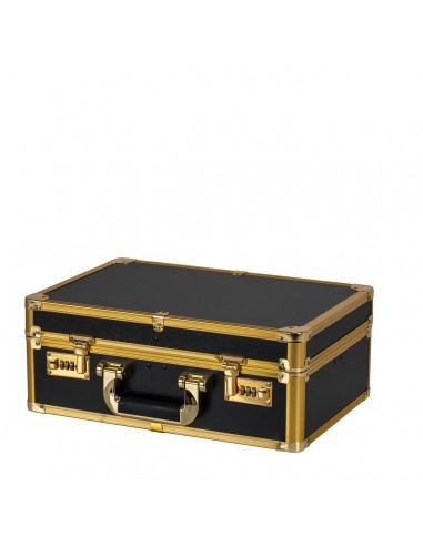 Barber case golden black 