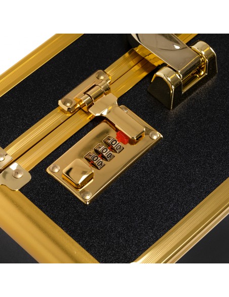 Barber case golden black 