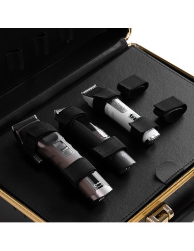 Barber case golden black 