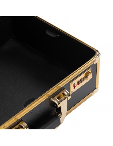 Barber case golden black 