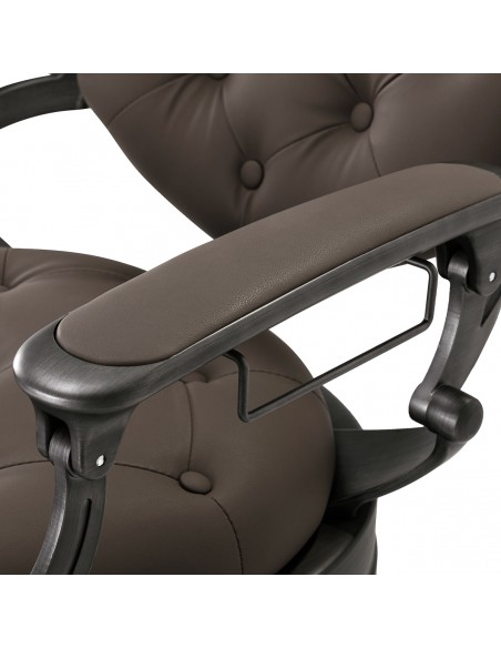 Barber chair Gabbiano Niccolo Brown