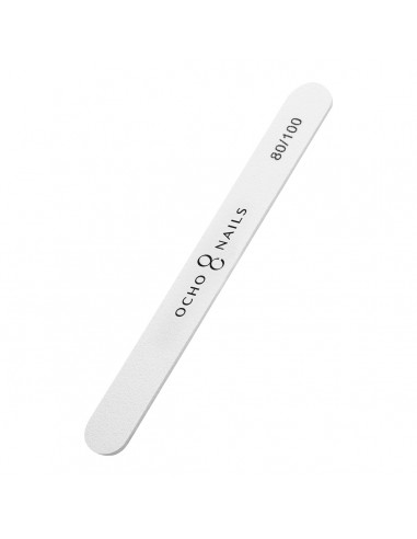 Ocho Nails straight file 80/100 1 pcs. safe pack