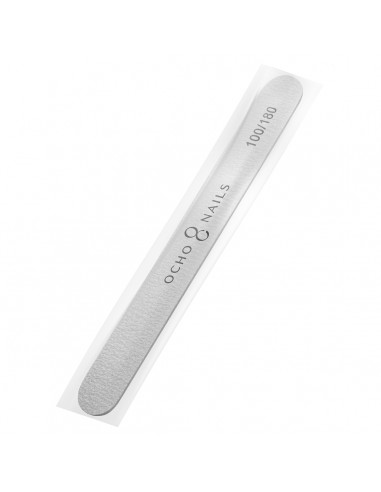 Ocho Nails straight file slim 100/180 1 pc. safe pack