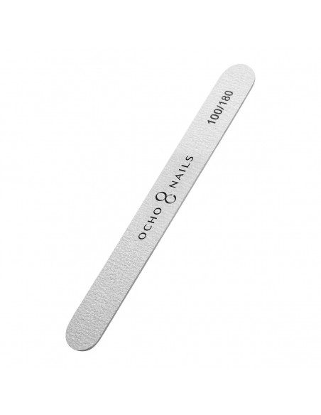 Ocho Nails straight file slim 100/180 1 pc. safe pack