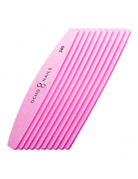 Ocho Nails replacement polishes for half-moon metal file. 240 10 pcs.