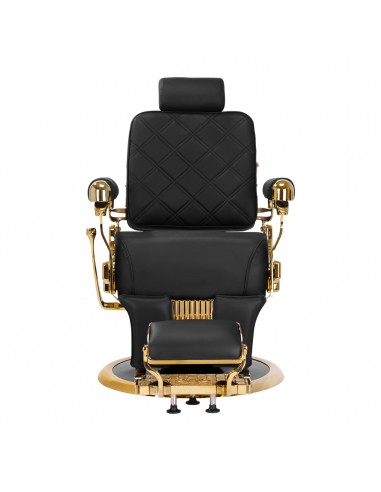 Barber chair Gabbiano Leonardo Gold Black