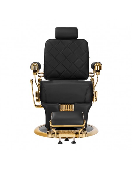 Barber chair Gabbiano Leonardo Gold Black
