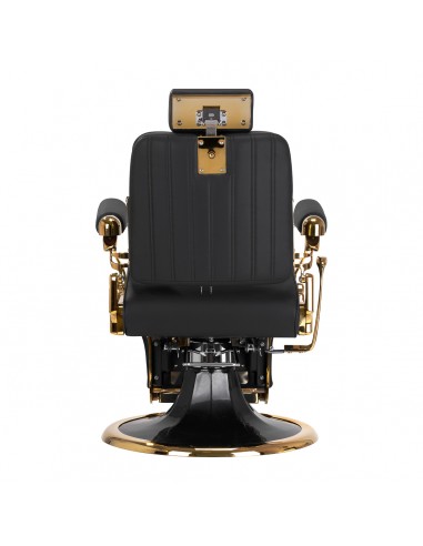 Barber chair Gabbiano Leonardo Gold Black