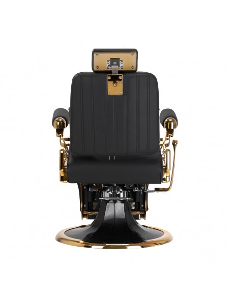 Barber chair Gabbiano Leonardo Gold Black