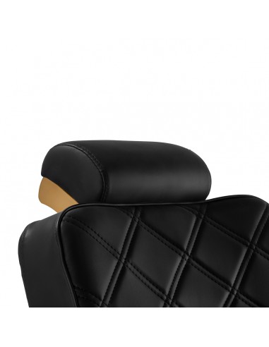 Barber chair Gabbiano Leonardo Gold Black