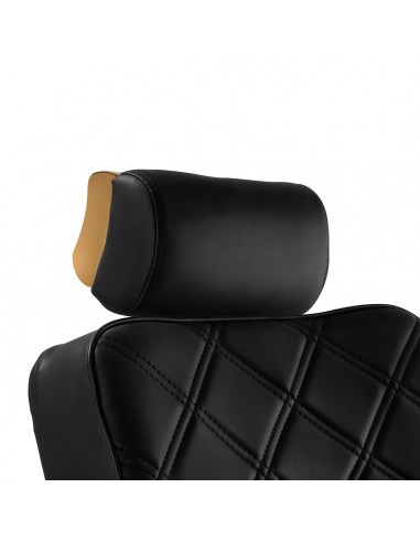 Barber chair Gabbiano Leonardo Gold Black