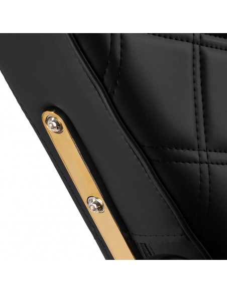 Barber chair Gabbiano Leonardo Gold Black