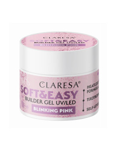 Claresa Soft&Easy building gel blinking pink 90g