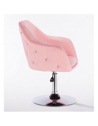 Exclusive pink chair for beauty salon. Exclusive pink chair for hairdresser and nail salon. Chair Pink  BFHC547