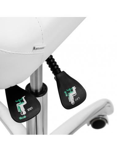 Giovanni podiatry stool 1005 white
