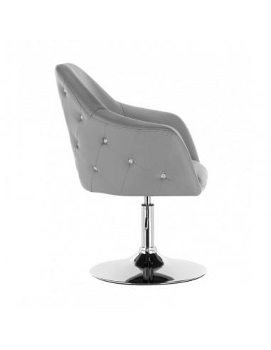 Exclusive grey chair for beauty salon. Exclusive grey chair for hairdresser and nail salon. Chair Grey  BFHC547