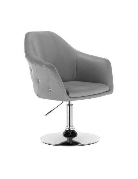 Exclusive grey chair for beauty salon. Exclusive grey chair for hairdresser and nail salon. Chair Grey  BFHC547