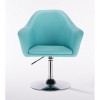 Exclusive Turquoise chair for beauty salon. Exclusive Turquoise chair for hairdresser and nail salon. Chair Turquoise BFHC547