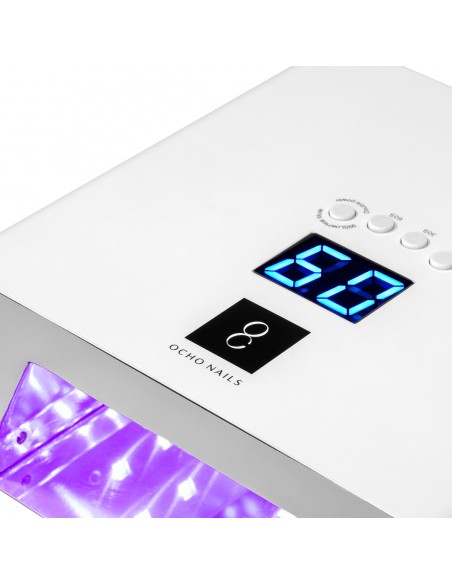 LED UV lamp OCHO NAILS PRO X23 180W metal white mirror interior