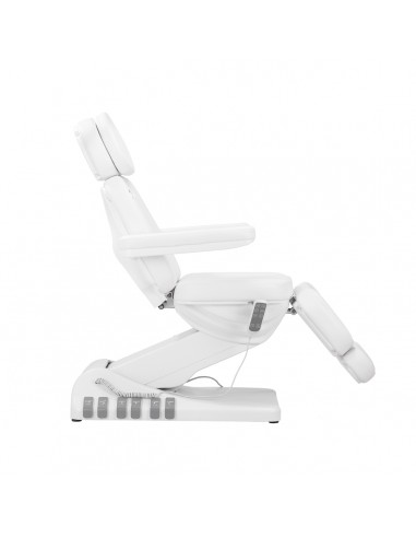 Electric cosmetic chair SILLON Luxury 3 motors white foot control