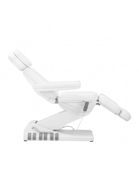 Electric cosmetic chair SILLON Luxury 3 motors white foot control