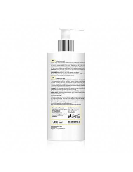 Apis CERAMIDE REPAIR Gentle facial cleansing emulsion with ceramides and beta glucan 500 ml