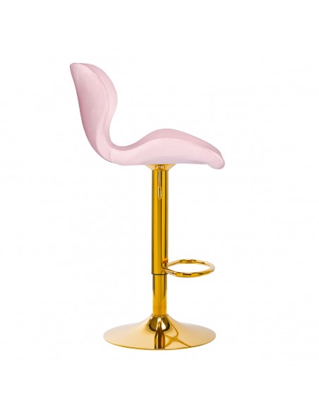 4Rico Bar Hocker QS-B15 velvet pink