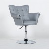 Swivel salon chairs. Grey Swivel beauty chairs. Grey Swivel hairdresser chairs