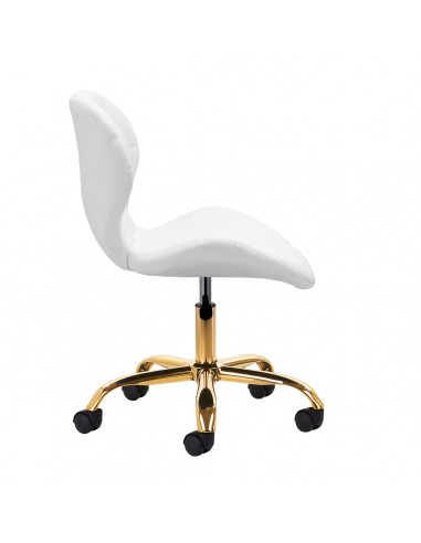 Cosmetic stool QS-06G white