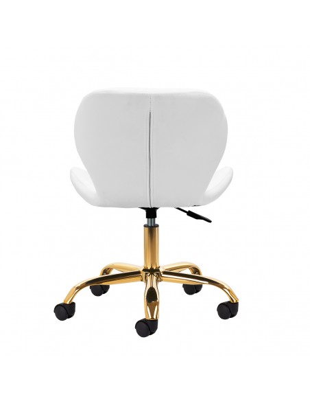 Cosmetic stool QS-06G white