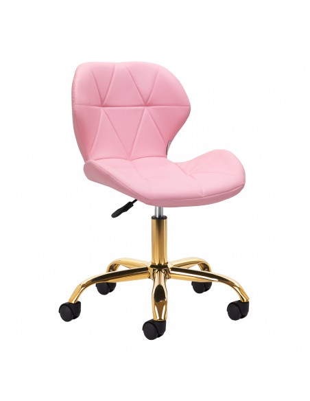 Cosmetic stool QS-06G pink