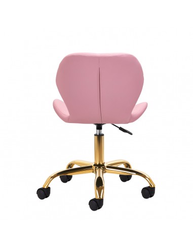 Cosmetic stool QS-06G pink