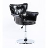 Glamourous Black leather Beauty chair. Beauty Chair Black BFHC804B